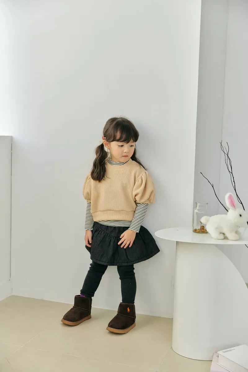 Orange Mom - Korean Children Fashion - #magicofchildhood - Knit Vest - 8