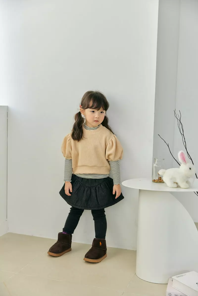 Orange Mom - Korean Children Fashion - #minifashionista - Knit Vest - 9