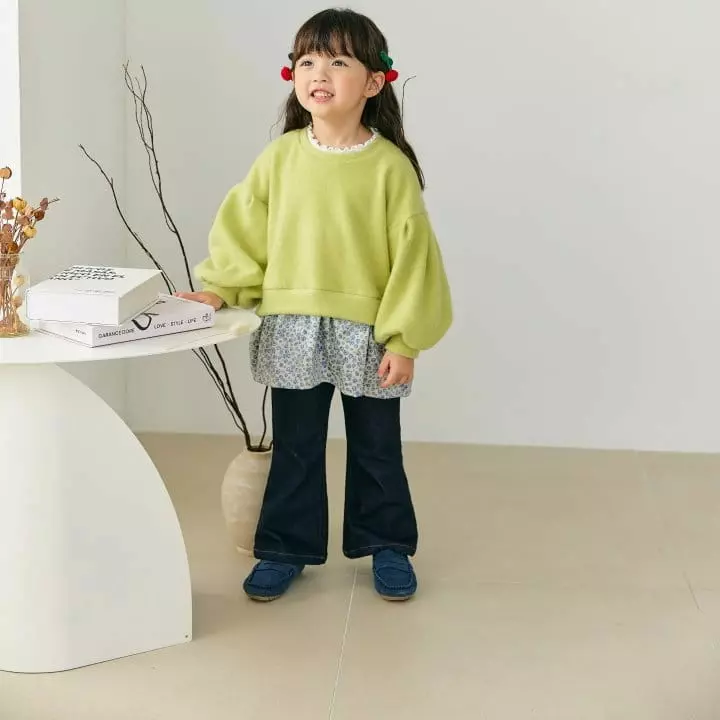 Orange Mom - Korean Children Fashion - #minifashionista - Color Long Tee