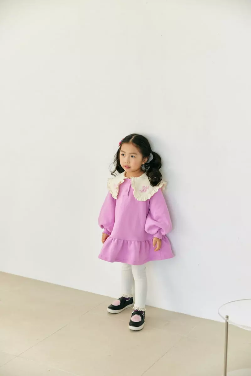 Orange Mom - Korean Children Fashion - #prettylittlegirls - Big Eri One-piece - 3