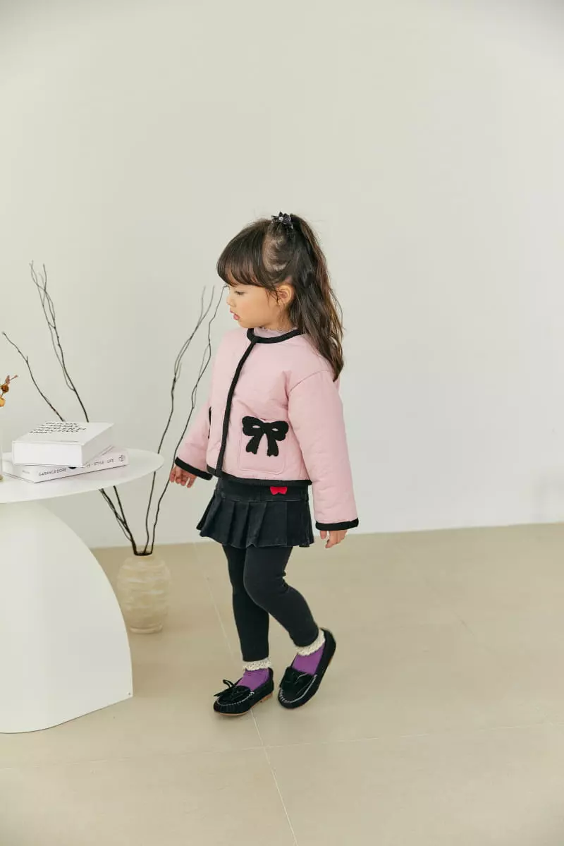 Orange Mom - Korean Children Fashion - #prettylittlegirls - Ribbon Jacket - 11