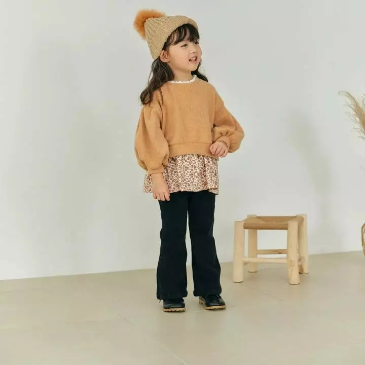 Orange Mom - Korean Children Fashion - #prettylittlegirls - Color Long Tee - 2