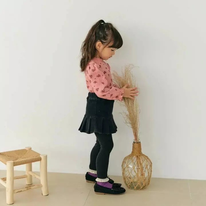 Orange Mom - Korean Children Fashion - #stylishchildhood - Blooming Tee