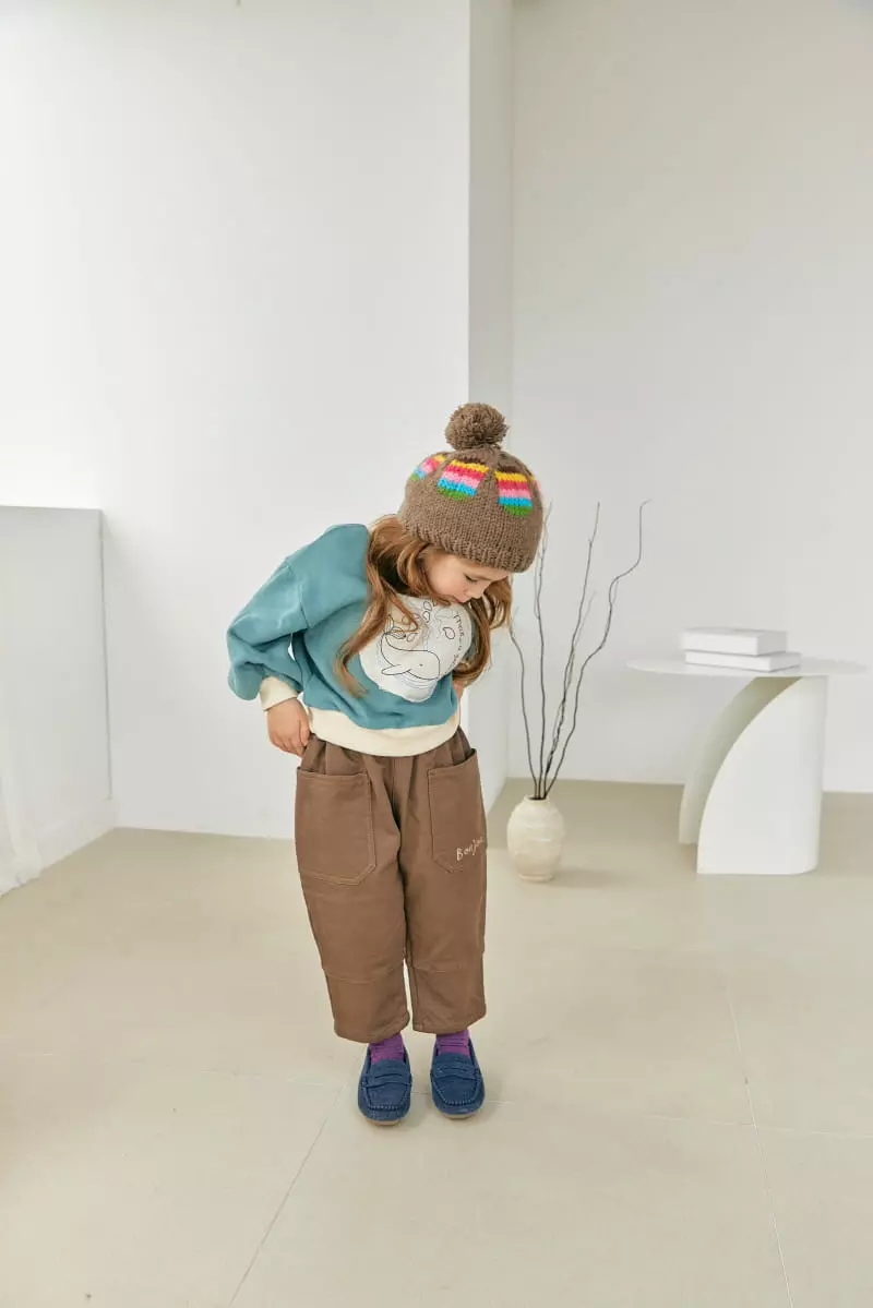 Orange Mom - Korean Children Fashion - #todddlerfashion - Whale Embrodiery Tee - 8