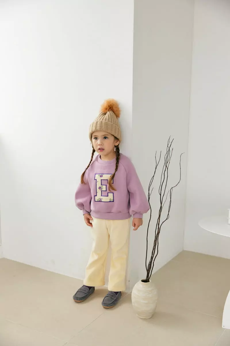 Orange Mom - Korean Children Fashion - #toddlerclothing - Applique Embrodiery Tee - 10