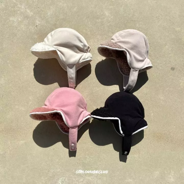 Otr - Korean Children Fashion - #kidsstore - Fleecve Reversible Flap Hat - 3