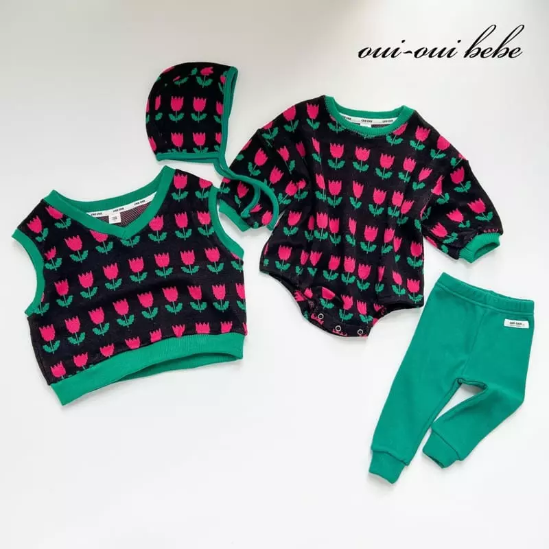 Oui Oui - Korean Baby Fashion - #babyboutique - Bebe Tibet Bodysuit - 8