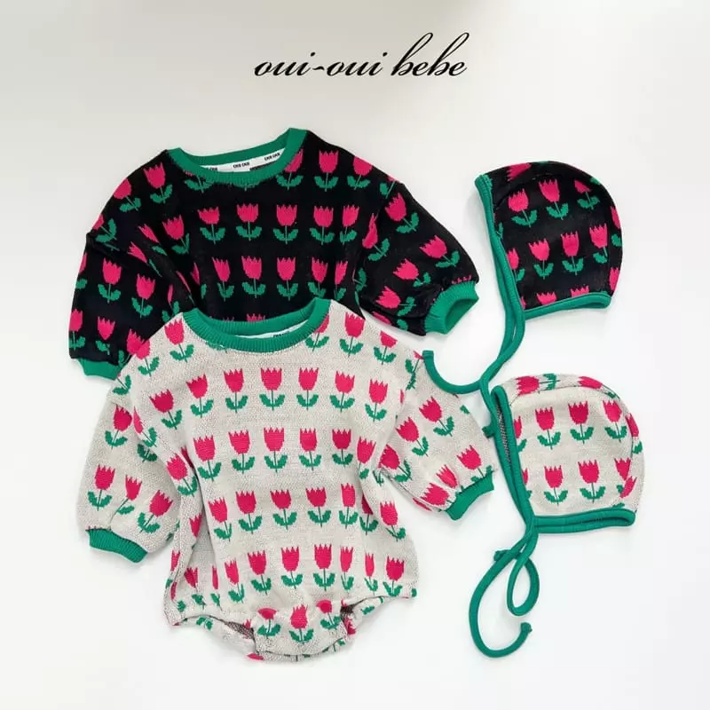 Oui Oui - Korean Baby Fashion - #babyboutique - Bebe Tibet Bonnet - 7