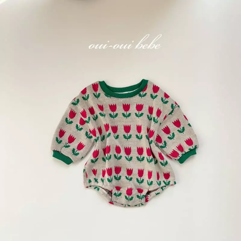 Oui Oui - Korean Baby Fashion - #babyfever - Bebe Tibet Bodysuit - 12