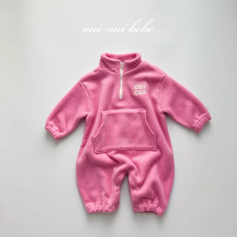 Oui Oui - Korean Baby Fashion - #babylifestyle - Bebe Ato Anorak Bodysuit - 2