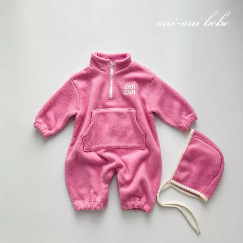 Oui Oui - Korean Baby Fashion - #babyoninstagram - Bebe Ato Anorak Bodysuit - 3