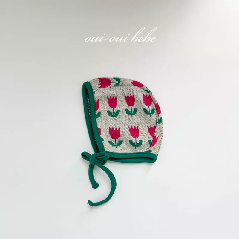 Oui Oui - Korean Baby Fashion - #babyoutfit - Bebe Tibet Bonnet - 2