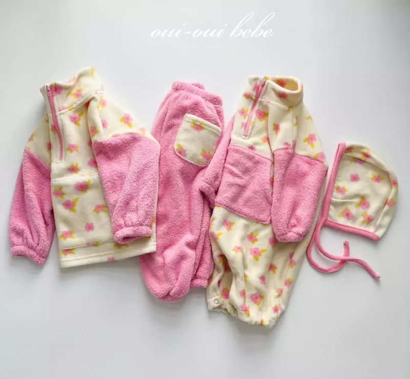 Oui Oui - Korean Baby Fashion - #onlinebabyboutique - Bebe Berry Bonnet - 12
