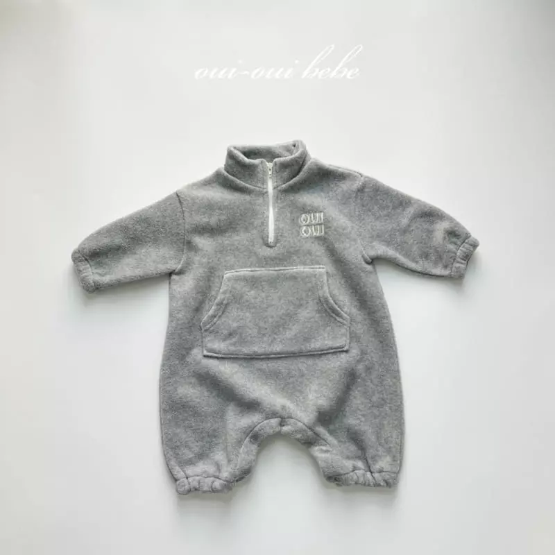 Oui Oui - Korean Baby Fashion - #onlinebabyshop - Bebe Ato Anorak Bodysuit - 9