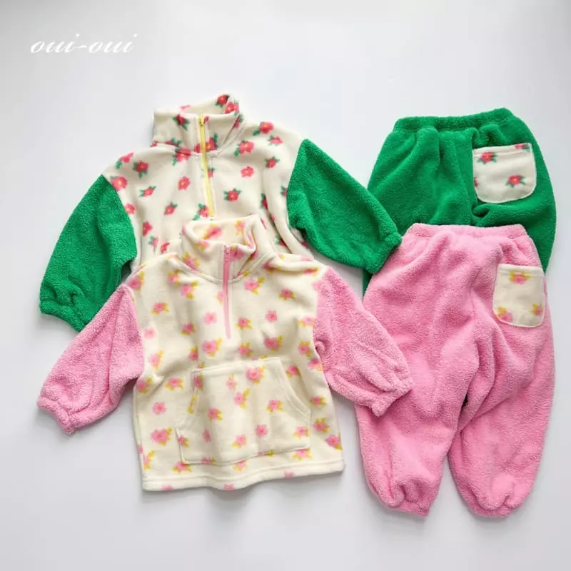 Oui Oui - Korean Children Fashion - #littlefashionista - Berry Anorak Set