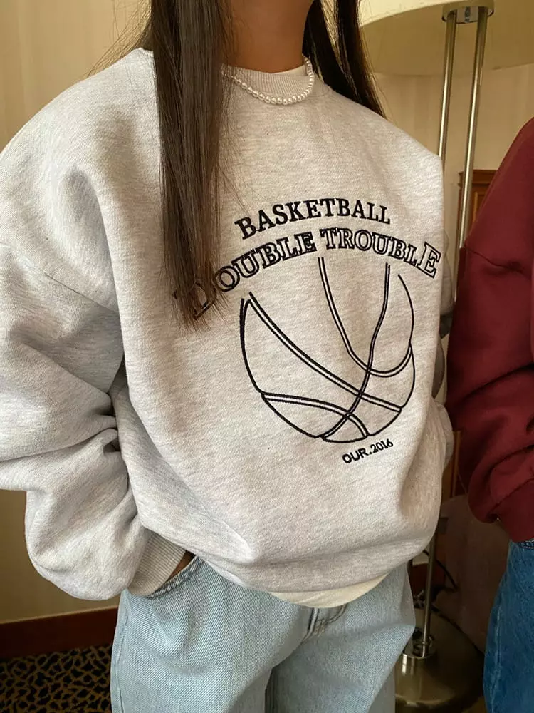 Our - Korean Children Fashion - #childofig - Basket Ball Sweatshirt - 9