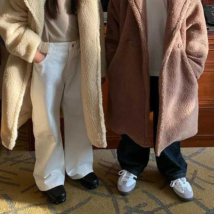 Our - Korean Children Fashion - #childrensboutique - Teddy Dumble Coat - 4