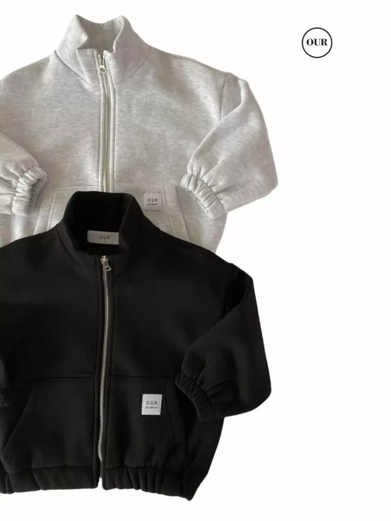 Our - Korean Children Fashion - #discoveringself - Clean Zip-up Set - 2