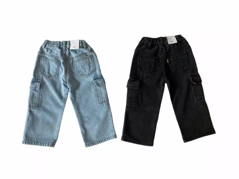 Our - Korean Children Fashion - #kidsshorts - Cargo Jeans - 5