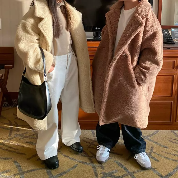 Our - Korean Children Fashion - #kidsshorts - Teddy Dumble Coat - 7