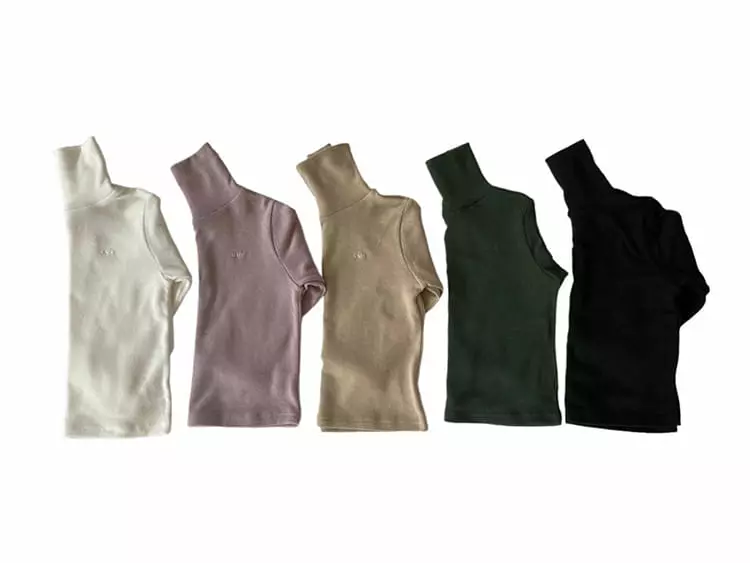 Our - Korean Children Fashion - #kidsstore - Frim Turtleneck Tee - 11