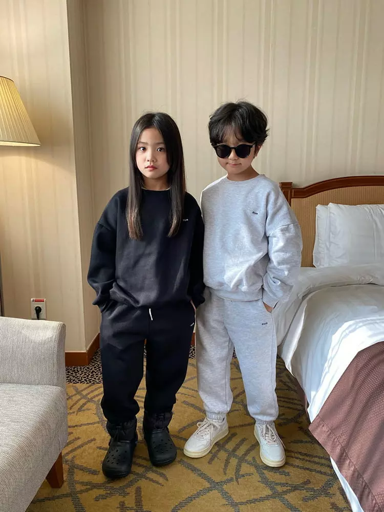 Our - Korean Children Fashion - #magicofchildhood - Fleece Day Set - 3