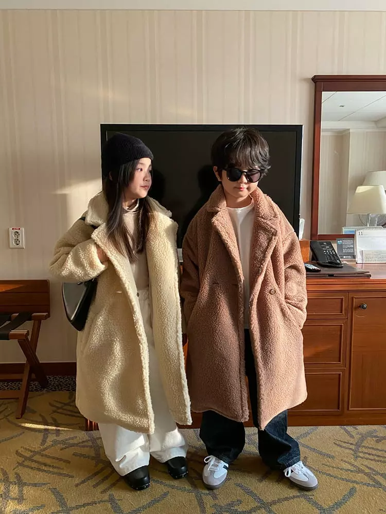 Our - Korean Children Fashion - #magicofchildhood - Teddy Dumble Coat - 12