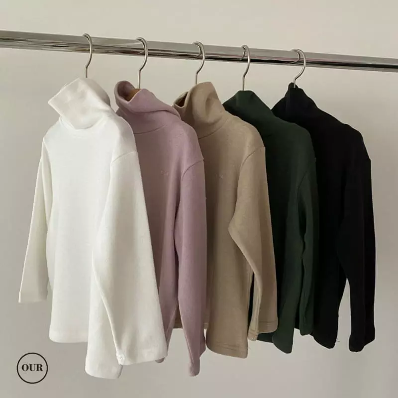 Our - Korean Children Fashion - #prettylittlegirls - Frim Turtleneck Tee