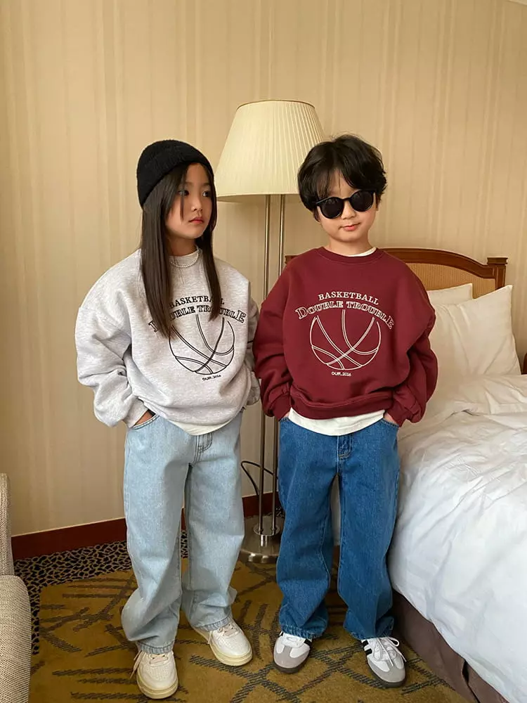 Our - Korean Children Fashion - #prettylittlegirls - Basket Ball Sweatshirt - 7