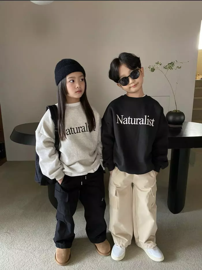 Our - Korean Children Fashion - #prettylittlegirls - Natural Sweatshirt - 2