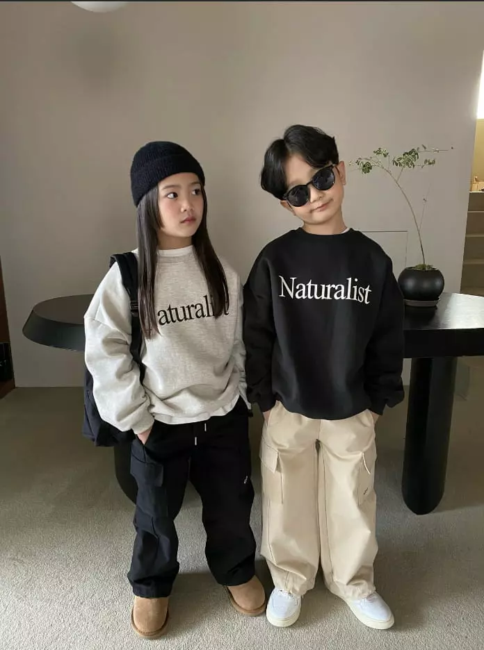 Our - Korean Children Fashion - #stylishchildhood - Natural Sweatshirt - 5
