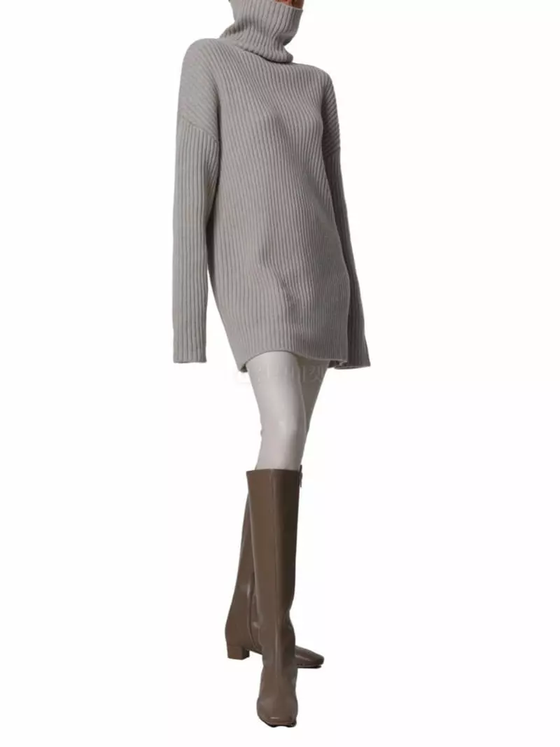 Paper Moon - Korean Women Fashion - #momslook - Turtleneck One-piece - 6