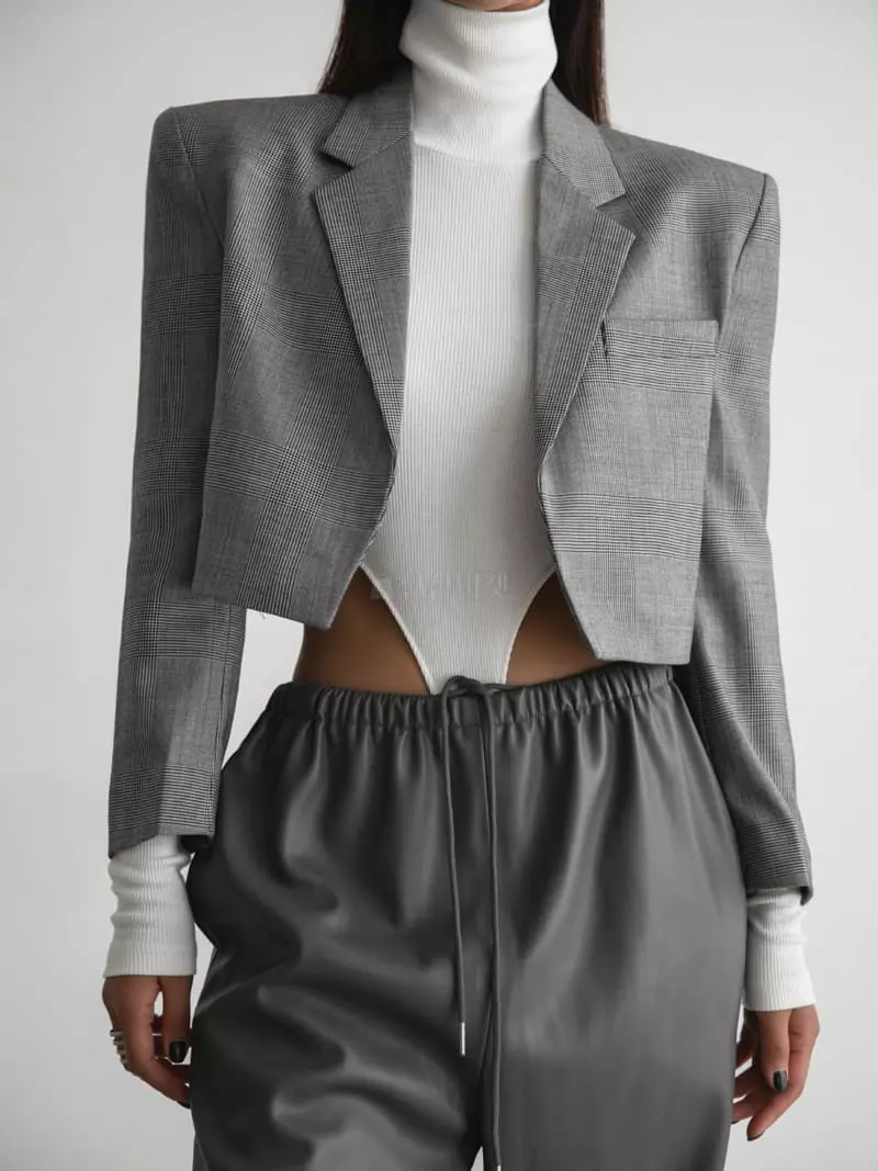 Paper Moon - Korean Women Fashion - #momslook - Off Jacket - 3