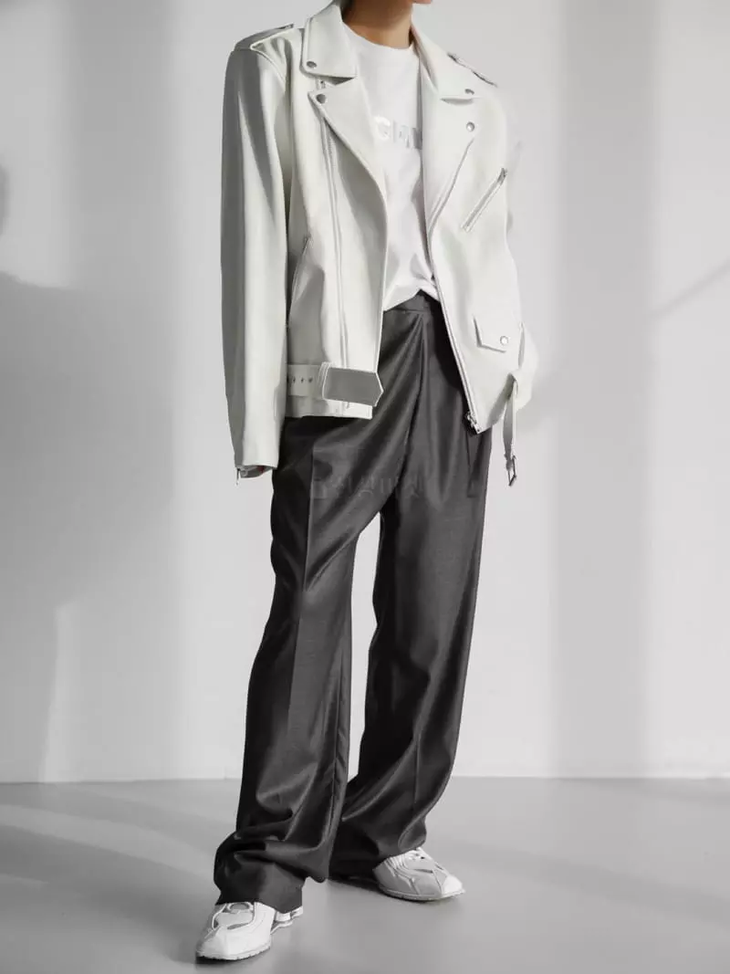 Paper Moon - Korean Women Fashion - #momslook - Rider Jacket - 3