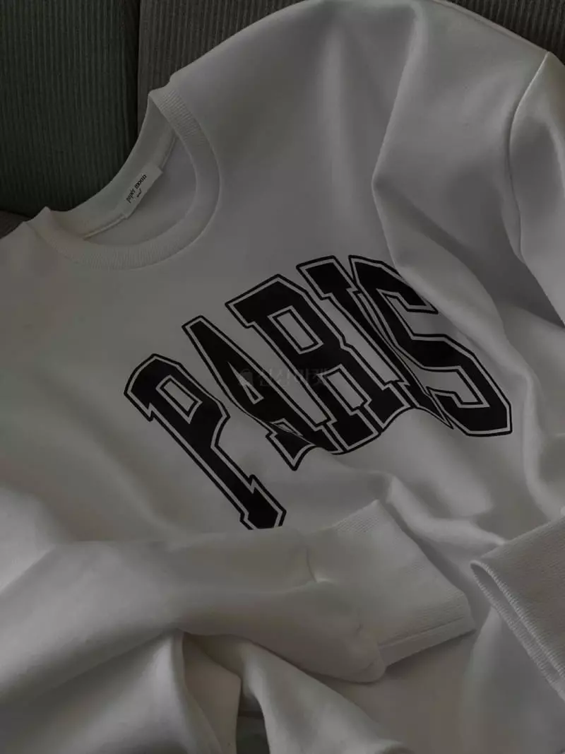 Paper Moon - Korean Women Fashion - #momslook - Paris Sweatshirt - 2