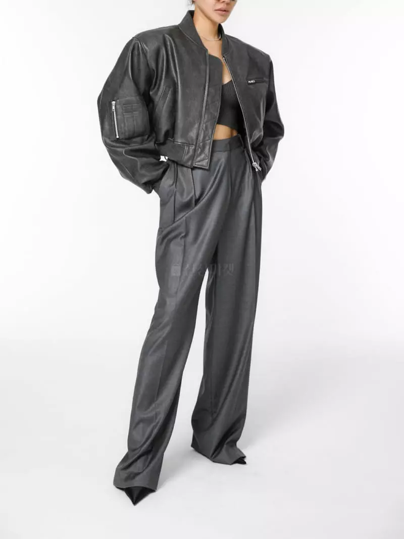 Paper Moon - Korean Women Fashion - #momslook - Crop Pull Up Jacket - 12