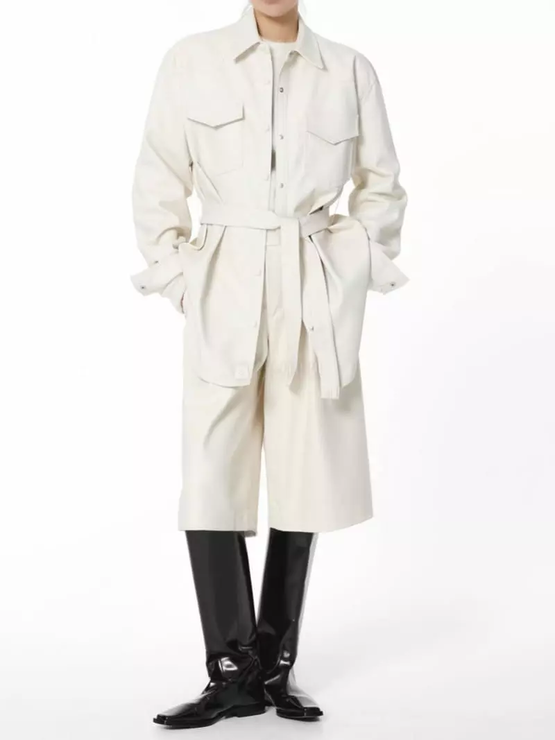 Paper Moon - Korean Women Fashion - #momslook - Leather Shirt