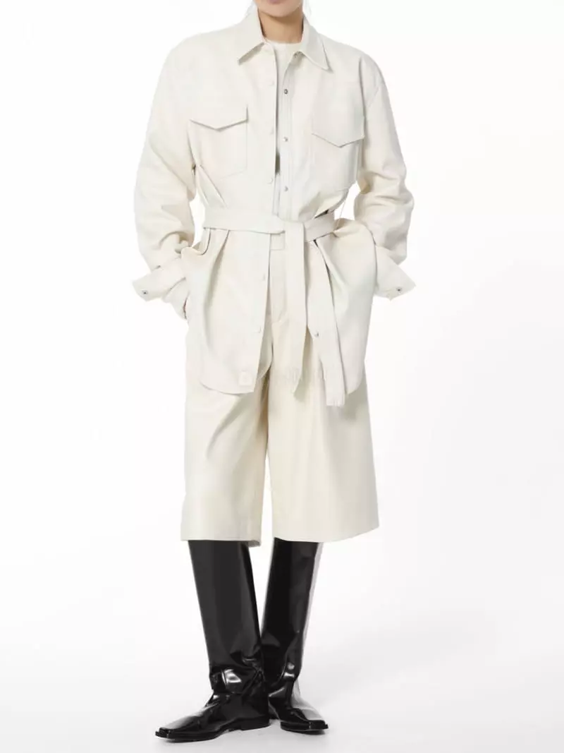 Paper Moon - Korean Women Fashion - #momslook - Leather Shirt - 3