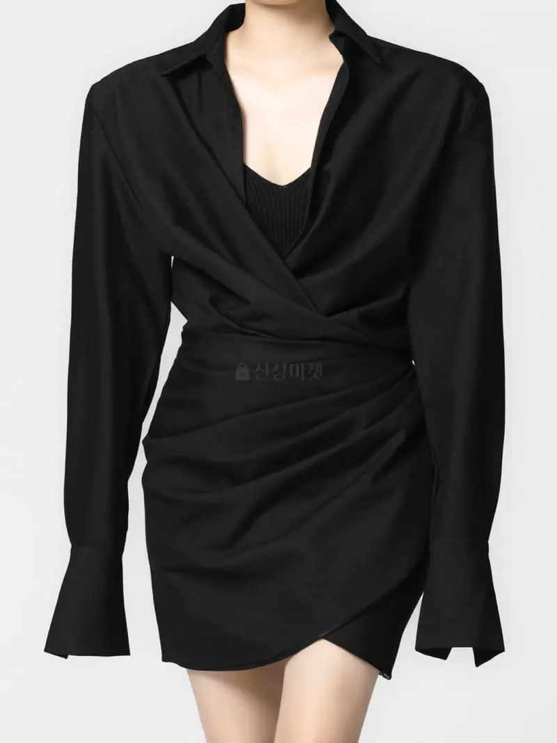Paper Moon - Korean Women Fashion - #womensfashion - Drape One-piece - 4