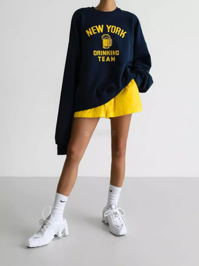 Paper Moon - Korean Women Fashion - #momslook - NEW YORK DRINGKING TEAM Tee - 6