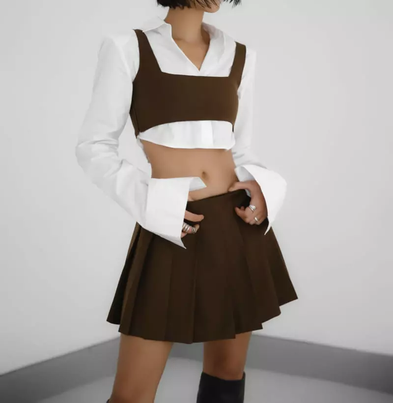 Paper Moon - Korean Women Fashion - #momslook - Square Top - 10