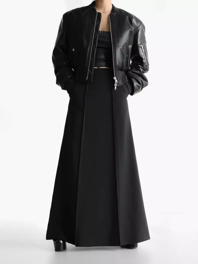 Paper Moon - Korean Women Fashion - #momslook - Pintuck Skirt