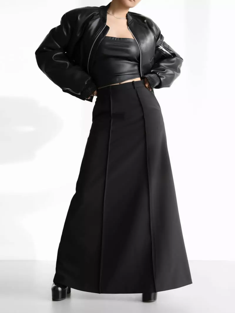 Paper Moon - Korean Women Fashion - #momslook - Pintuck Skirt - 5