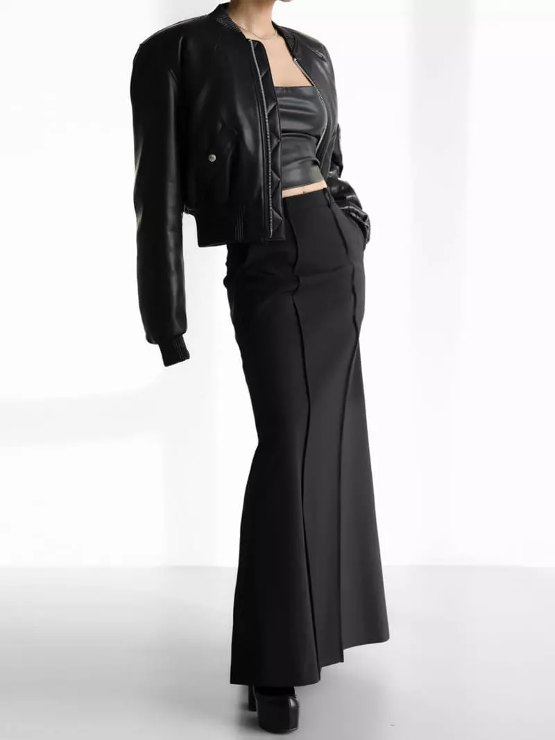 Paper Moon - Korean Women Fashion - #momslook - Pintuck Skirt - 9