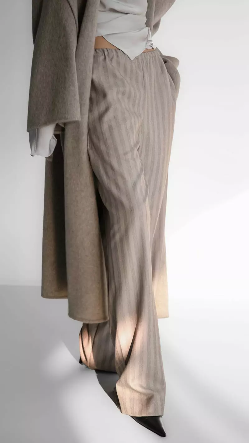 Paper Moon - Korean Women Fashion - #momslook - Herringbone Pants - 12