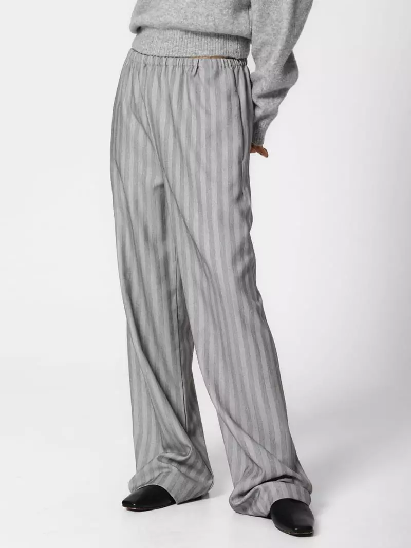 Paper Moon - Korean Women Fashion - #momslook - Herringbone Pants - 2