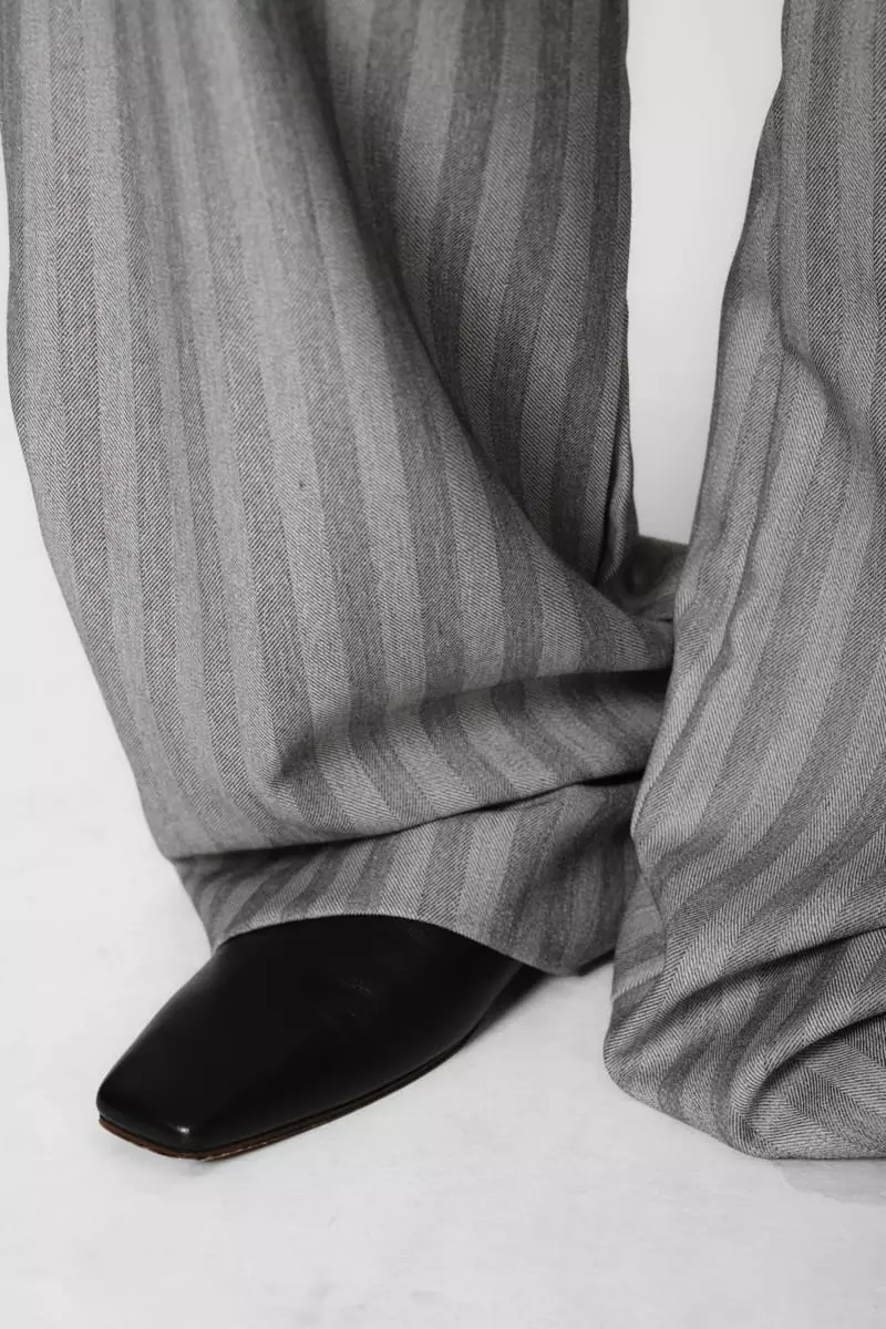 Paper Moon - Korean Women Fashion - #momslook - Herringbone Pants - 6