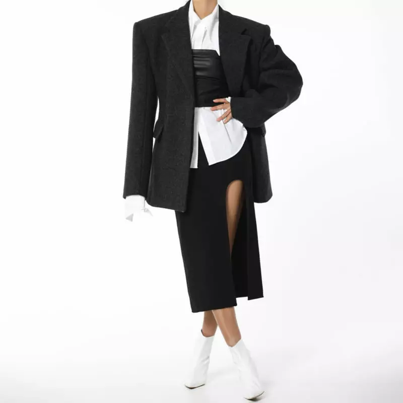 Paper Moon - Korean Women Fashion - #momslook - Luxe Jacket - 12