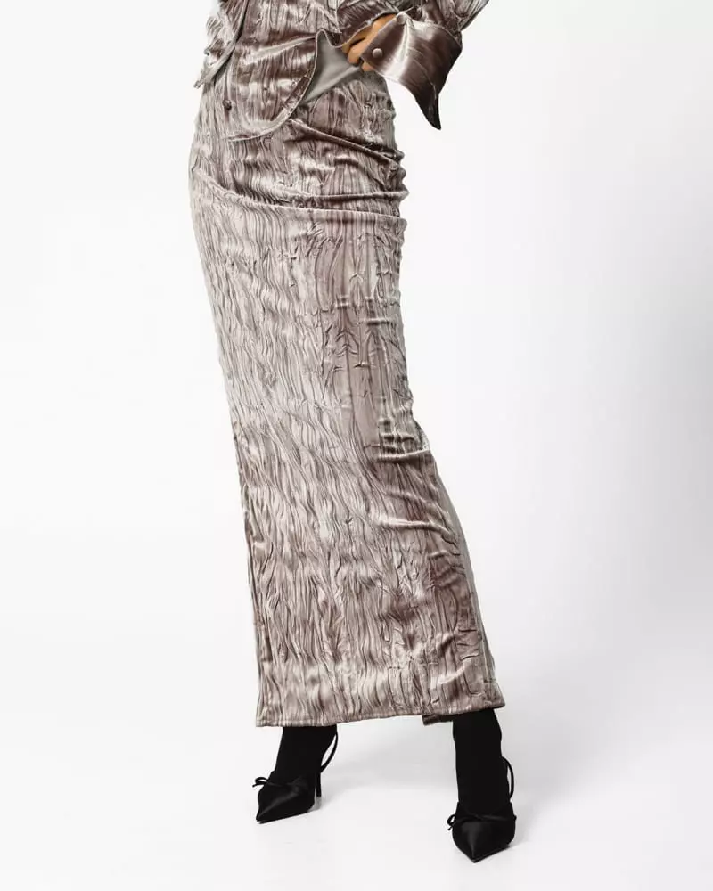Paper Moon - Korean Women Fashion - #momslook - Rinkle Skirt - 7