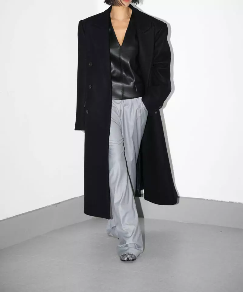 Paper Moon - Korean Women Fashion - #momslook - Picked Boy Friends Coat - 11